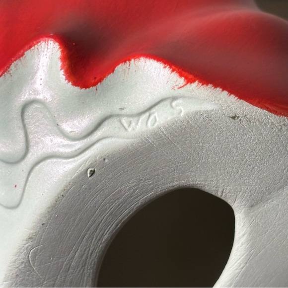 Vintage Hand Painted Atlantic Mold Ceramic Victorian Christmas Caroler Woman 8” - Picture 13 of 15